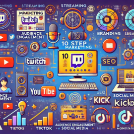 10-Punkte-Plan zur optimalen Vermarktung eines Streams auf Twitch, YouTube, TikTok oder Kick