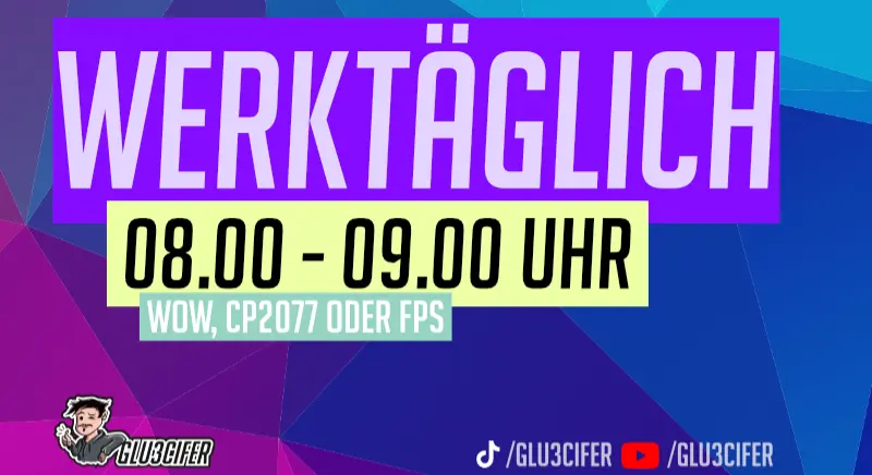 Streamplan, Glu3cifer, Twitch. Kick. TikTok, Youtube